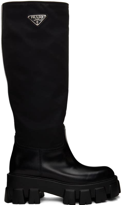 prada boots sole|Prada high heel boots.